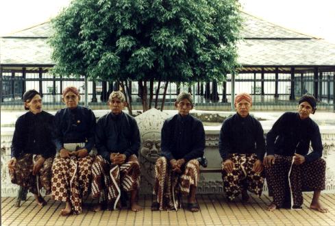 Gamelan musicians in Jogja